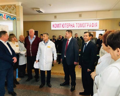 У Житомирському районі на базі КНП «Центральна районна лікарня» запущено у дію комп’ютерний томограф