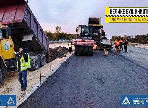 Велике будівництво на Житомирщині: завершено бетонування монолітної плити шляхопроводу на транспортній розв’язці поблизу Бердичева