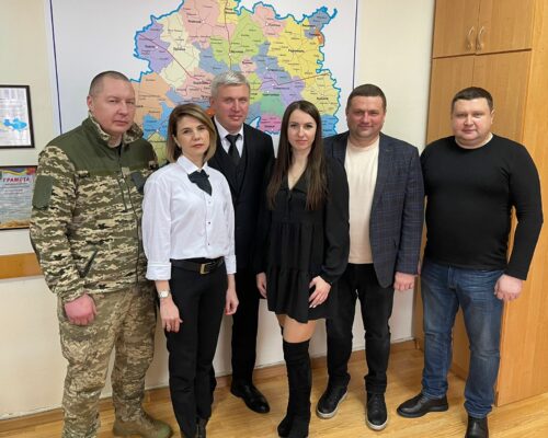 Олександр Хомич привітав представників Житомирської районної ради з Днем місцевого самоврядування