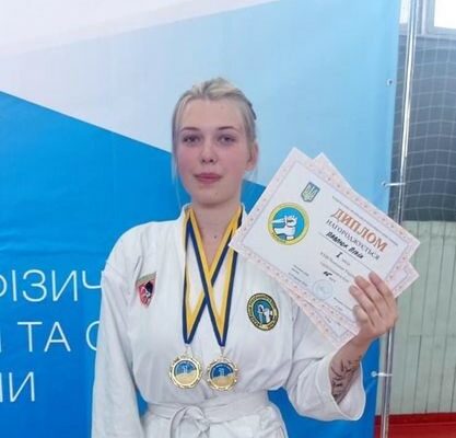 Лілія Павлюк виборола дві золоті медалі на Чемпіонаті України з рукопашного бою