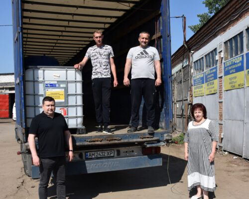 З Житомирщини на Херсонщину відправили черговий гуманітарний вантаж
