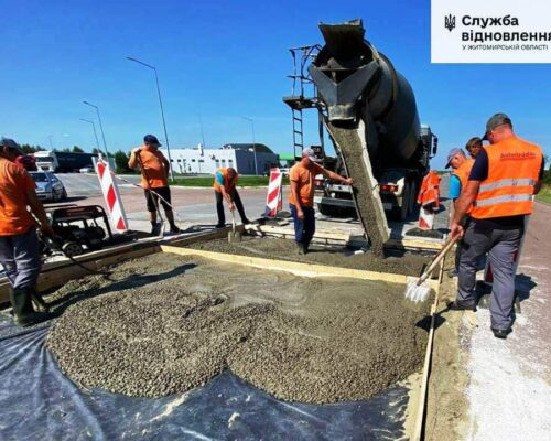 #єВідновлення: Аварійний ремонт бетонних плит на магістралі М-07 Київ – Ковель – Ягодин