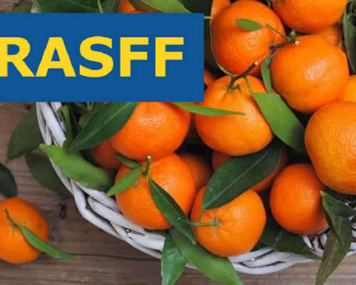 Повідомлення RASFF стосовно виявлення диметоату в мандаринах з Єгипту, що експортувалось з Греції