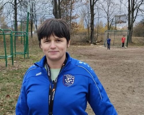 Галина Шпак з  Курного більше двадцяти років бере участь в аматорських змаганнях з футболу